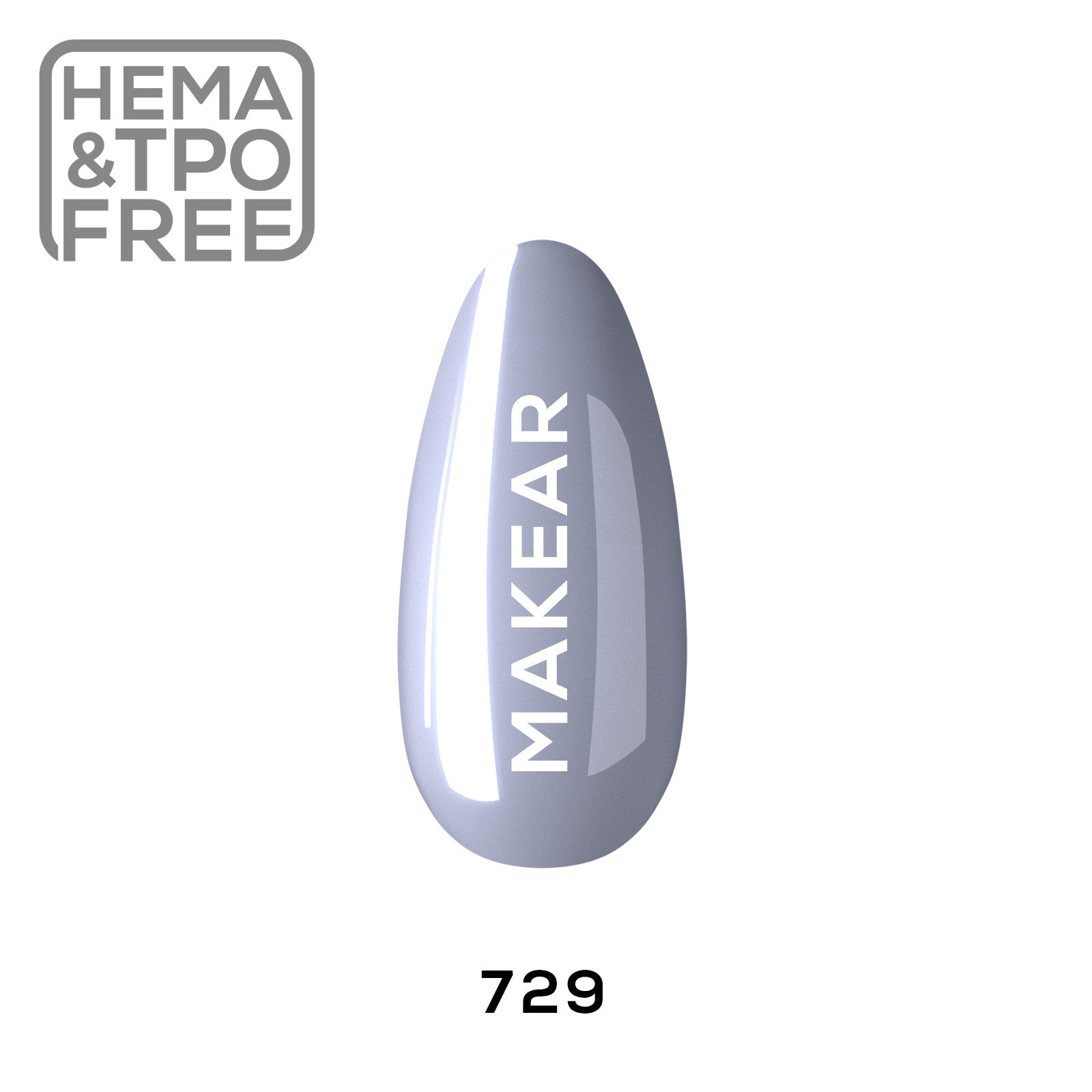 Gelpolish - 729 MAKEAR-Gelpolish-MAKEAR-NR Kosmetik