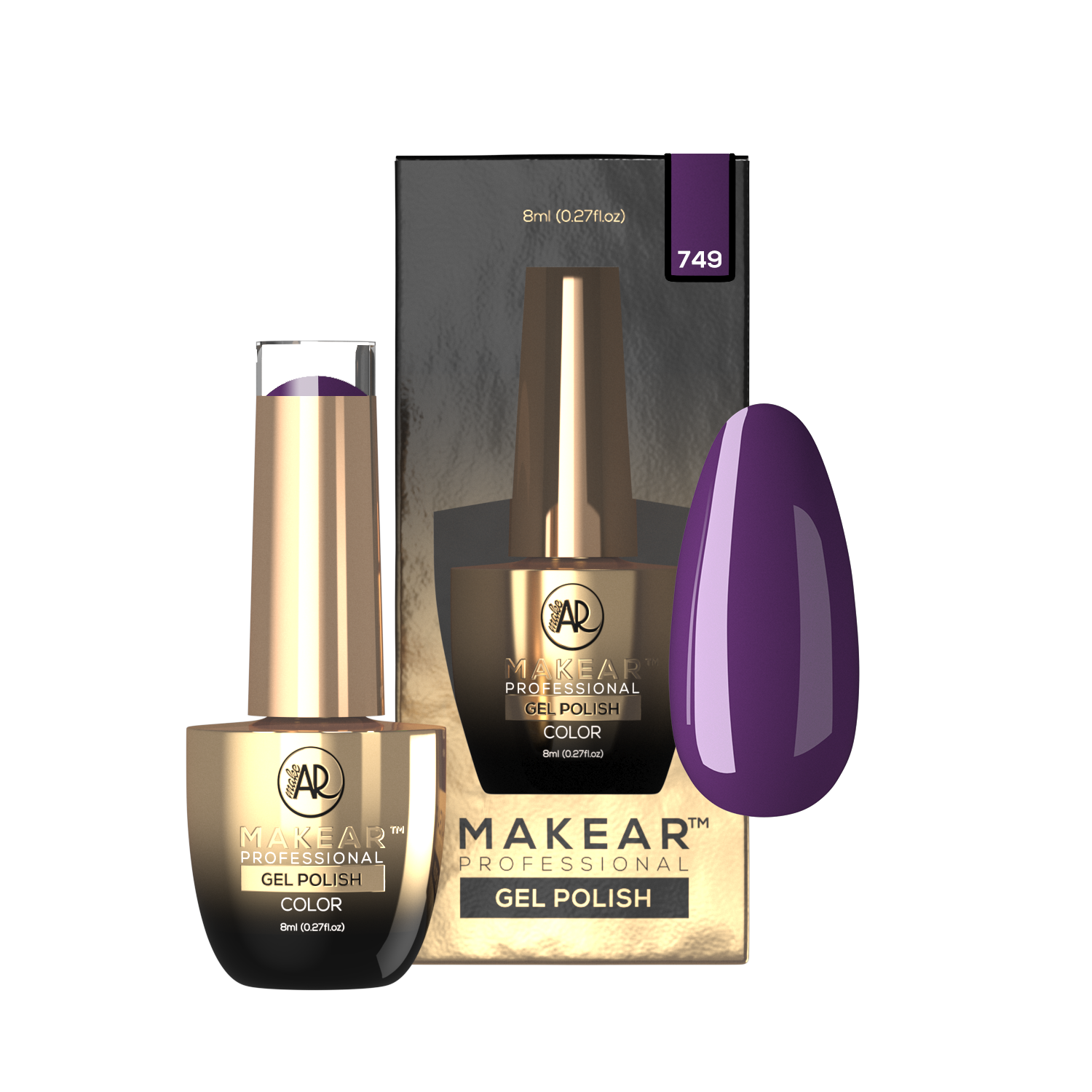 Gelpolish - 749 MAKEAR-Gelpolish-MAKEAR-NR Kosmetik