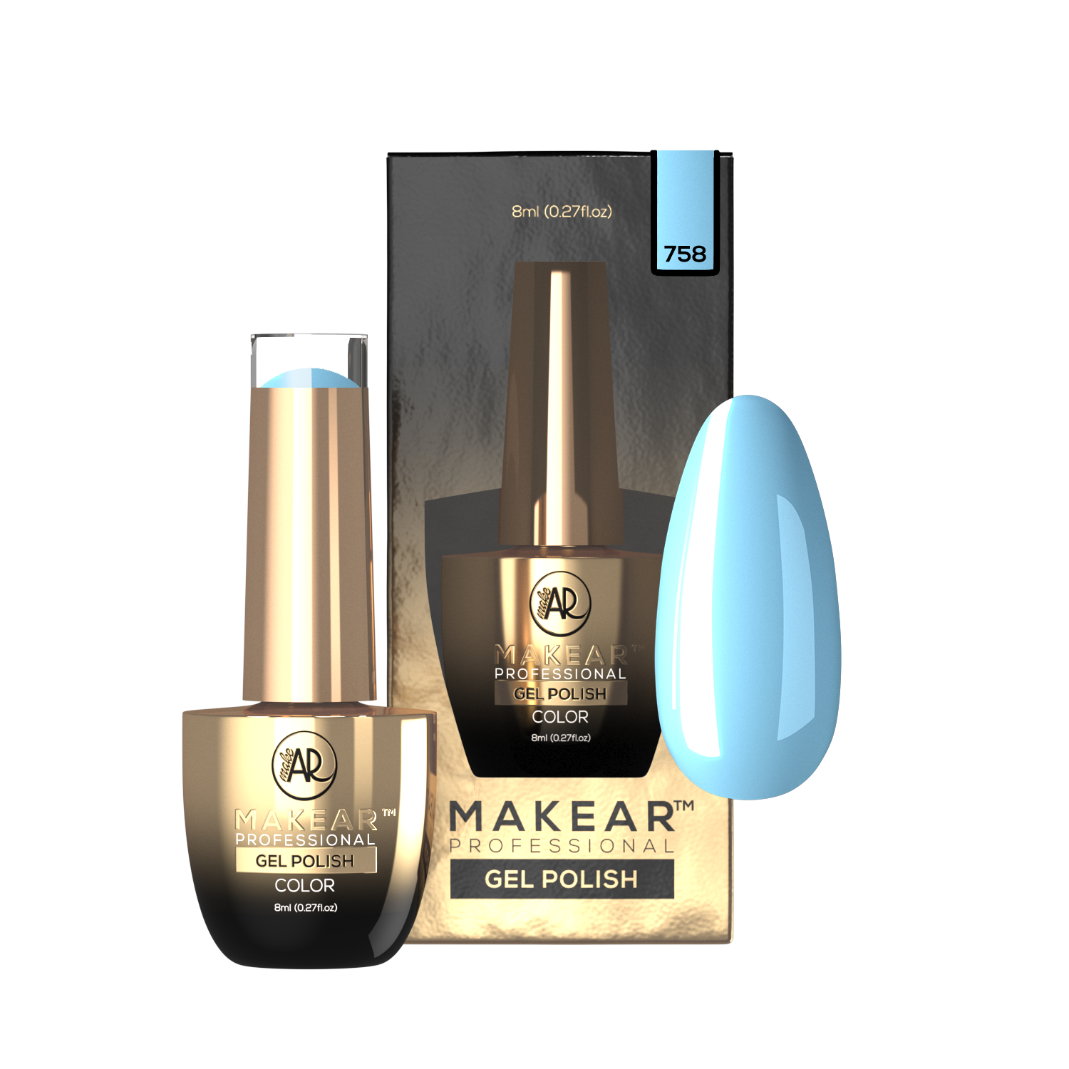 Gelpolish - 758 MAKEAR-Gelpolish-MAKEAR-NR Kosmetik