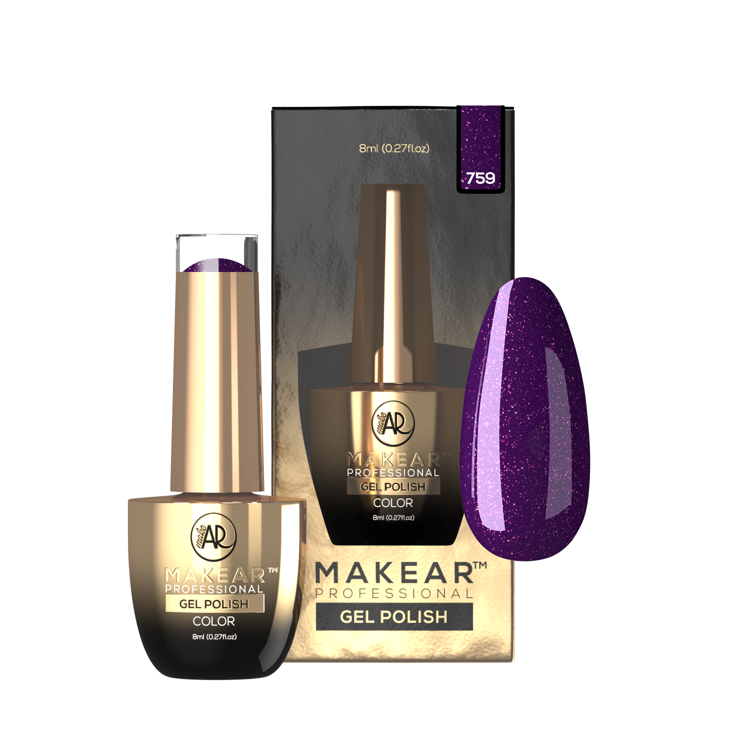 Gelpolish - 759 MAKEAR-Gelpolish-MAKEAR-NR Kosmetik