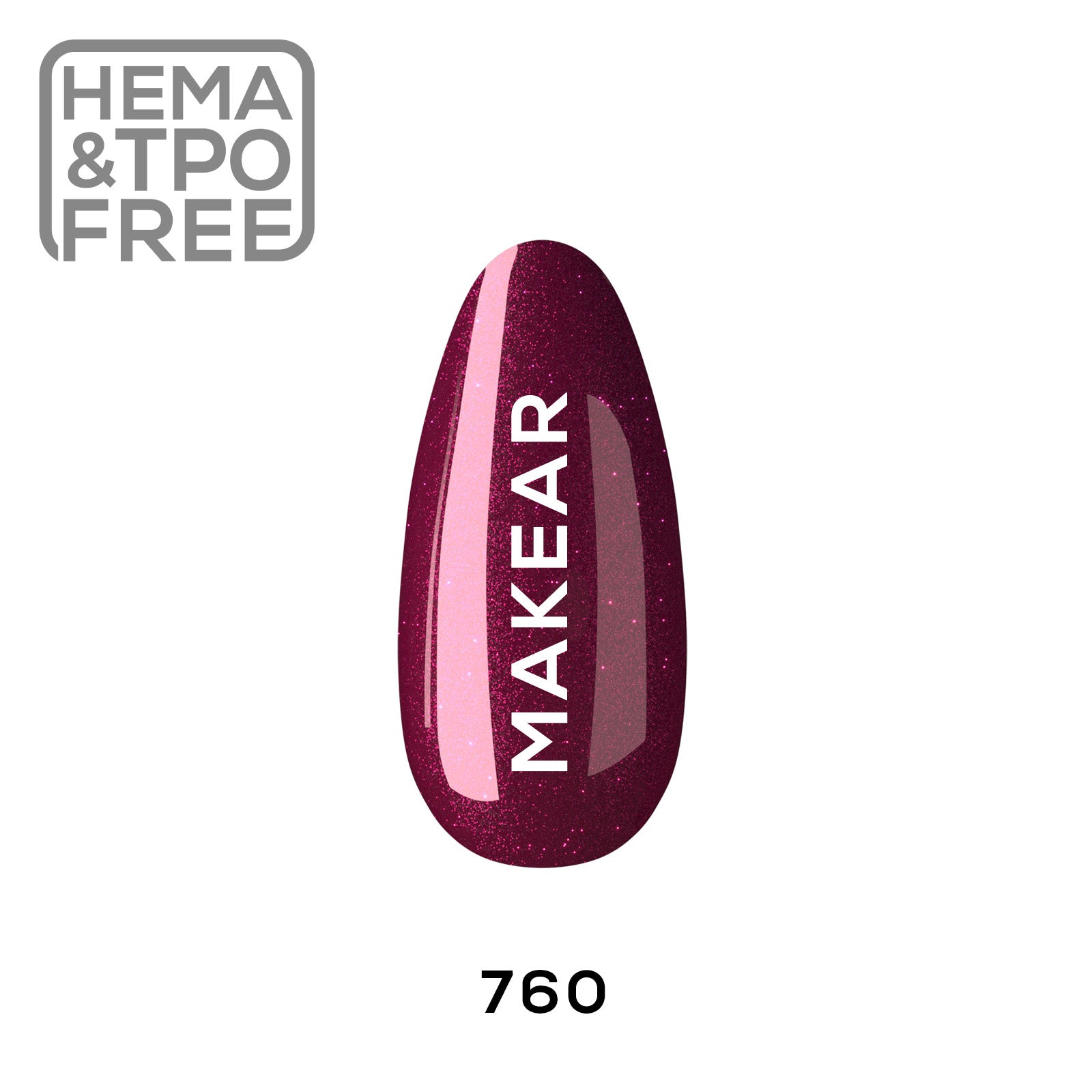Gelpolish - 760 MAKEAR-Gelpolish-MAKEAR-NR Kosmetik