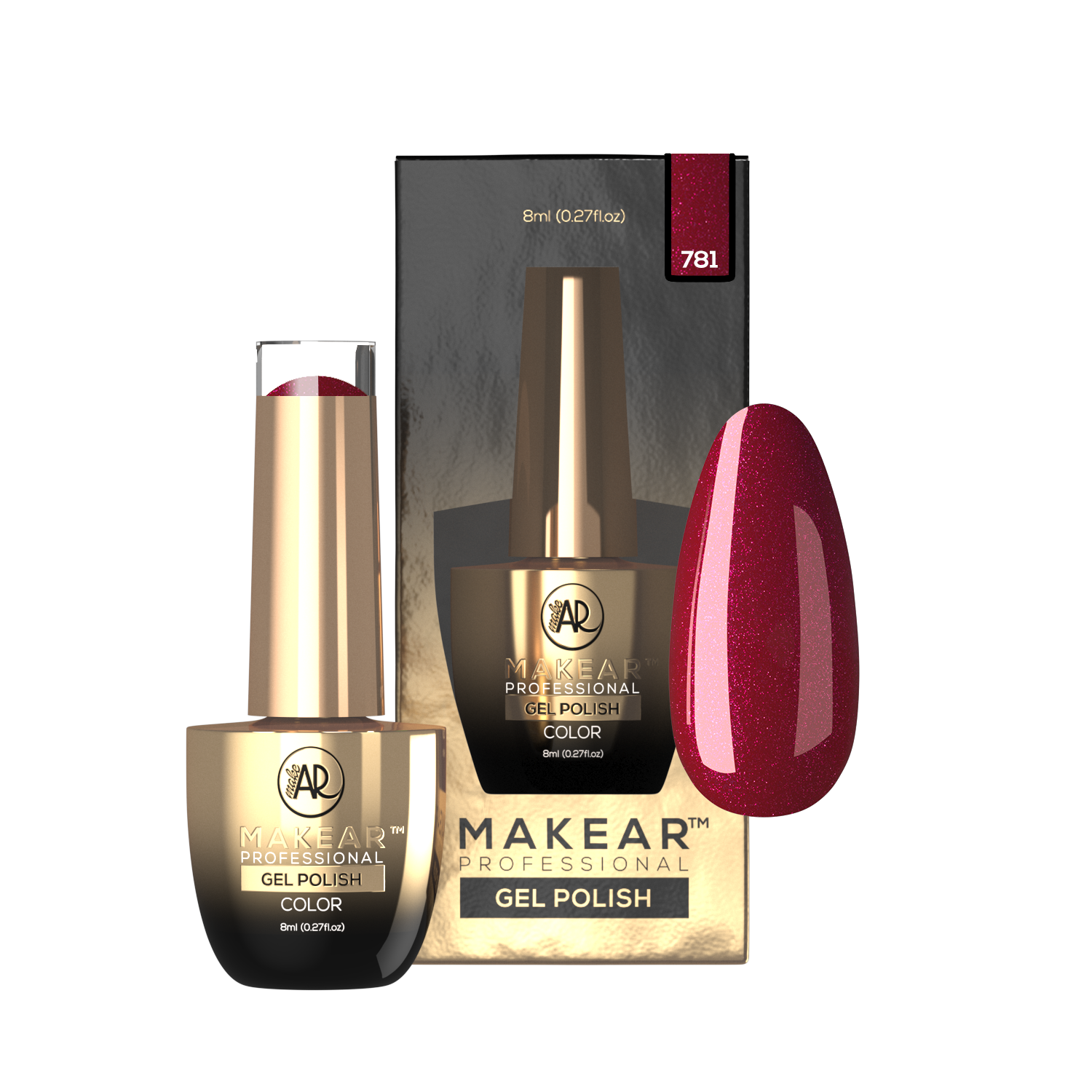 Gelpolish - 781 MAKEAR-Gelpolish-MAKEAR-NR Kosmetik