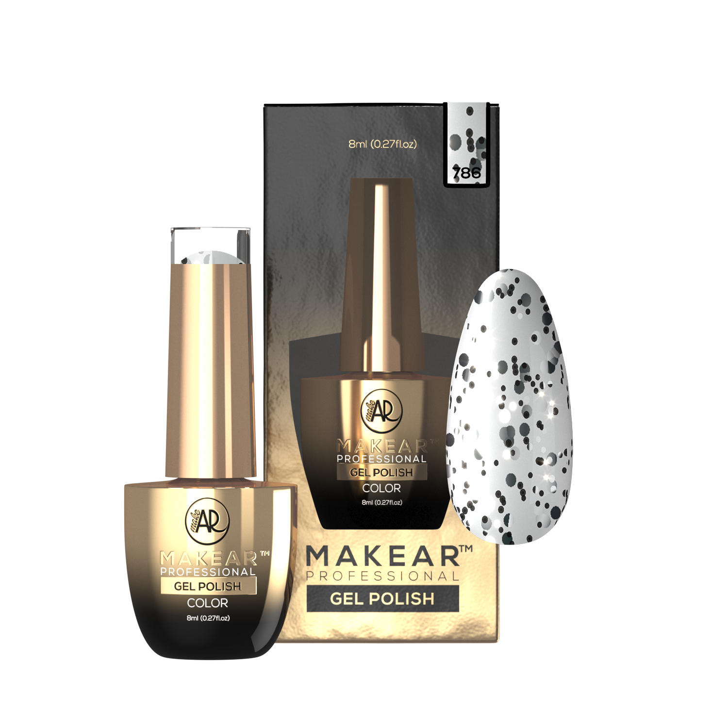 Gelpolish - 786 MAKEAR-Gelpolish-MAKEAR-NR Kosmetik