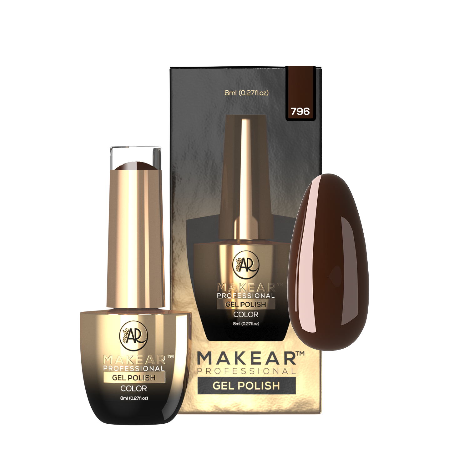Gelpolish - 796 MAKEAR-Gelpolish-MAKEAR-NR Kosmetik