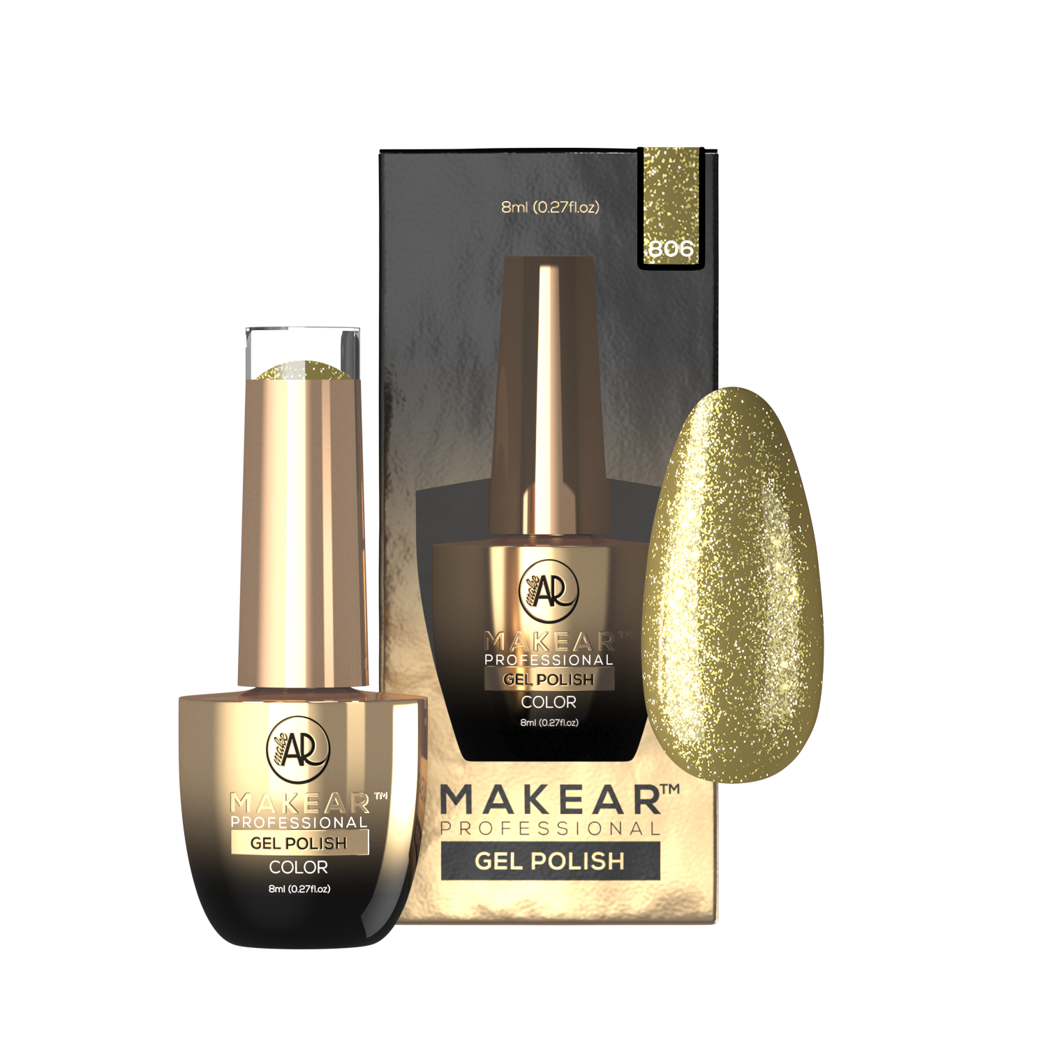 Gelpolish - 806 MAKEAR-Gelpolish-MAKEAR-NR Kosmetik