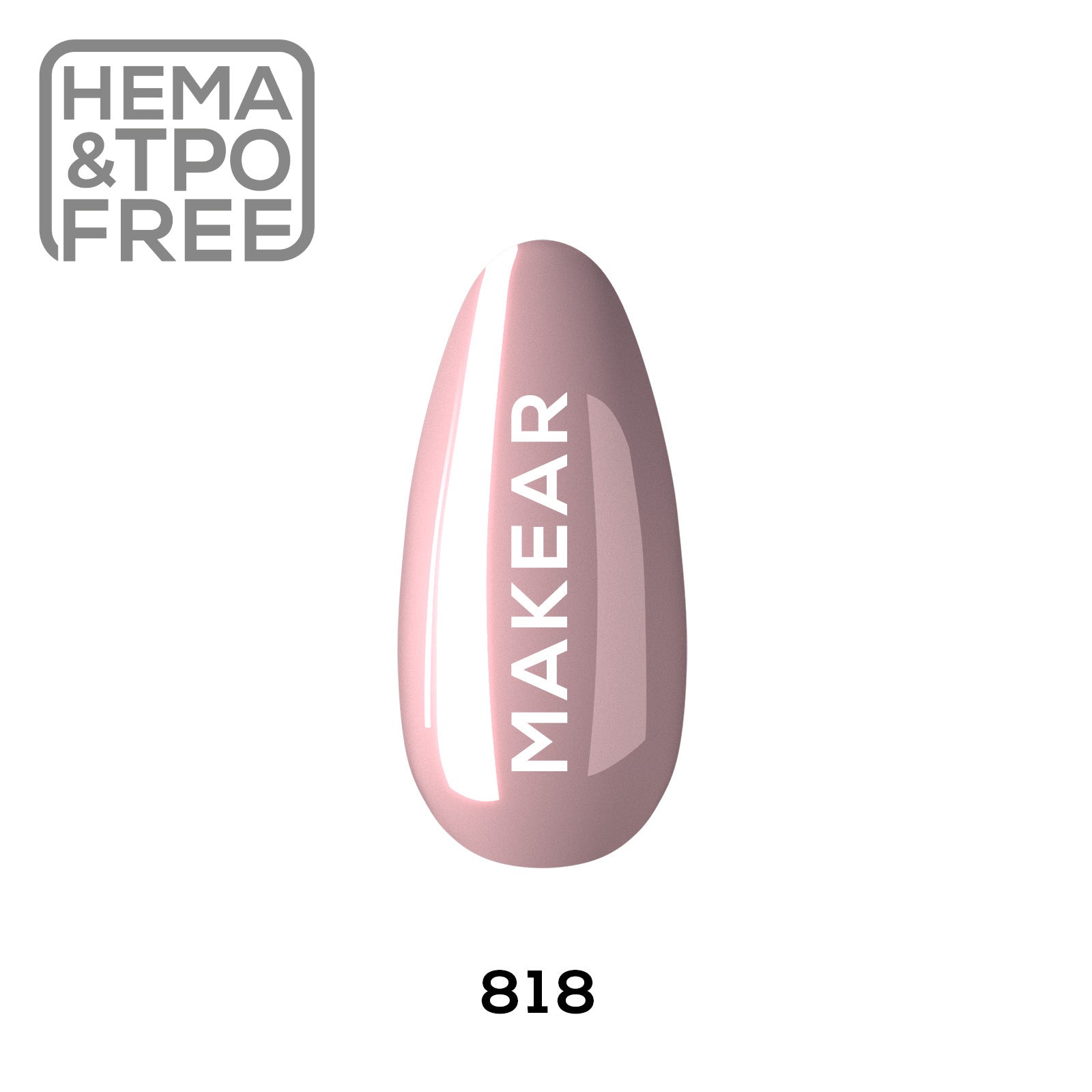 Gelpolish - 818 MAKEAR-Gelpolish-MAKEAR-NR Kosmetik