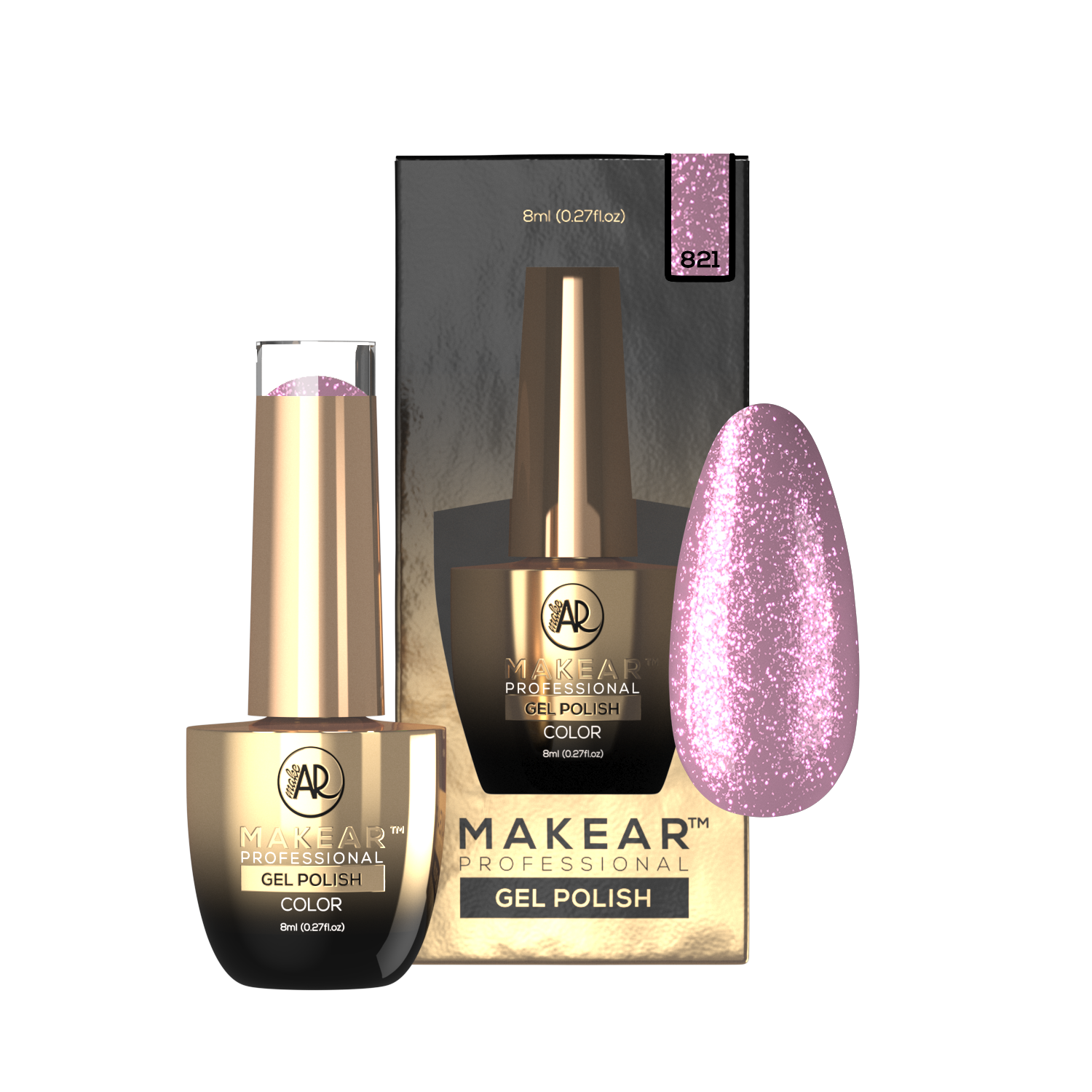 Gelpolish - 821 MAKEAR-Gelpolish-MAKEAR-NR Kosmetik