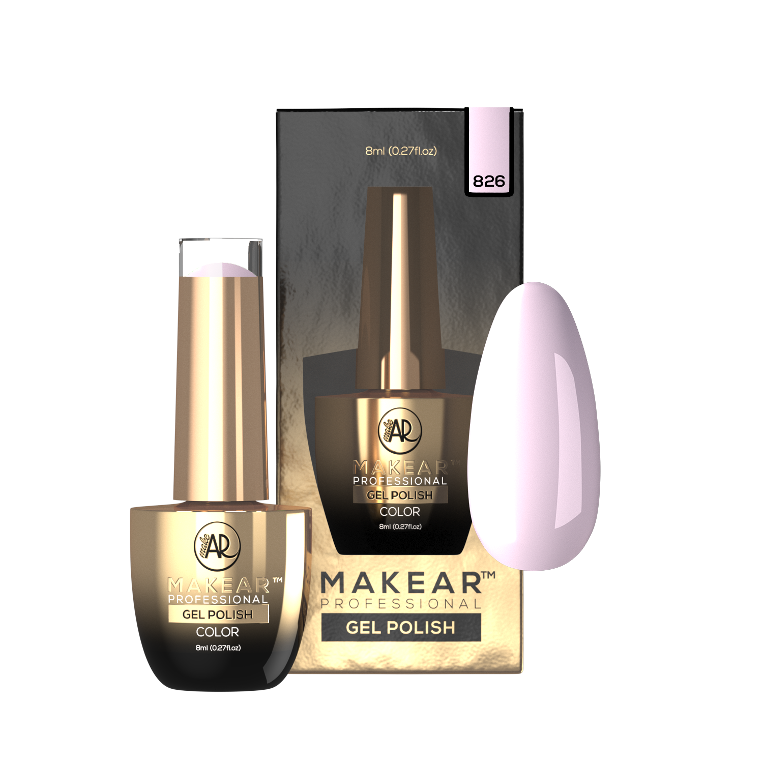 Gelpolish - 826 MAKEAR-Gelpolish-MAKEAR-NR Kosmetik