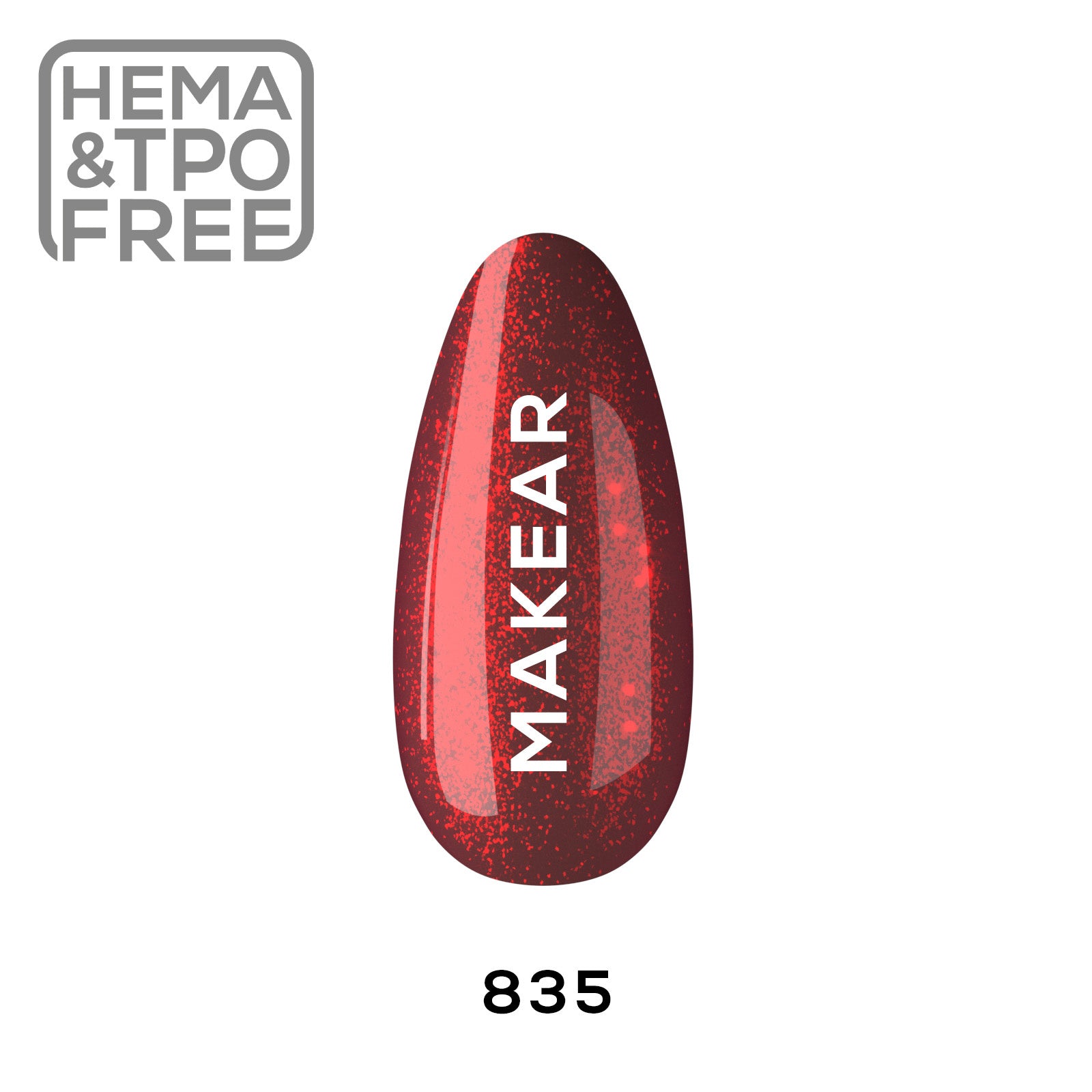 Gelpolish - 835 MAKEAR-Gelpolish-MAKEAR-NR Kosmetik