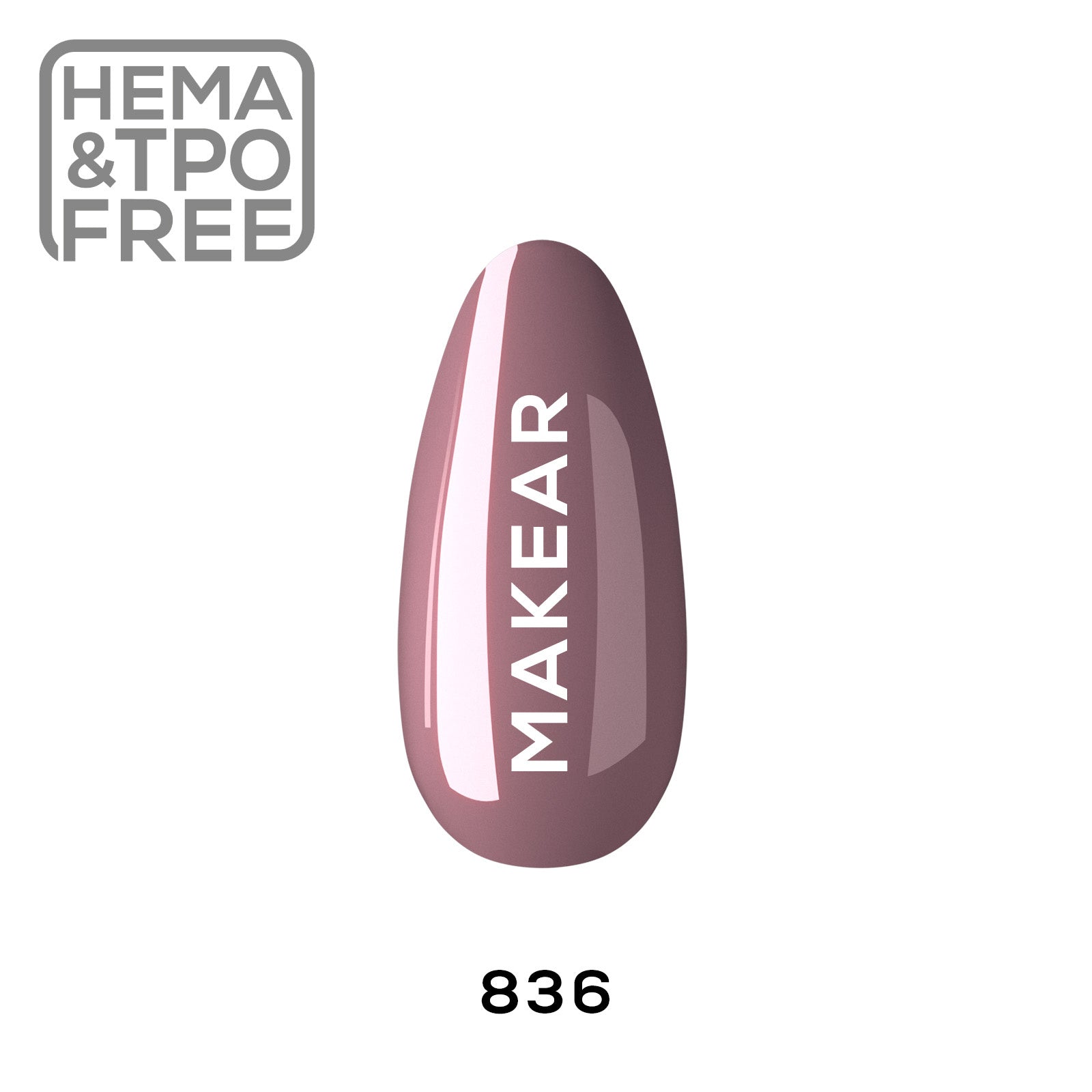Gelpolish - 836 MAKEAR-Gelpolish-MAKEAR-NR Kosmetik