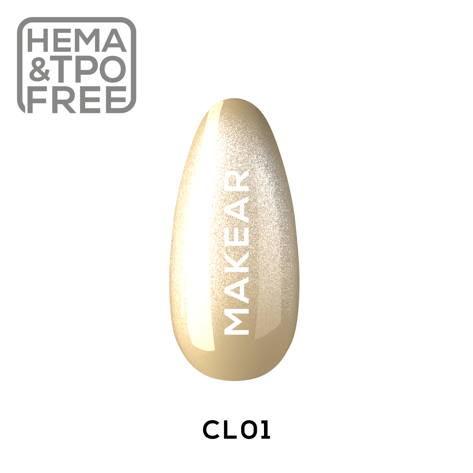 Gelpolish - CL01 MAKEAR-Gelpolish-MAKEAR-NR Kosmetik