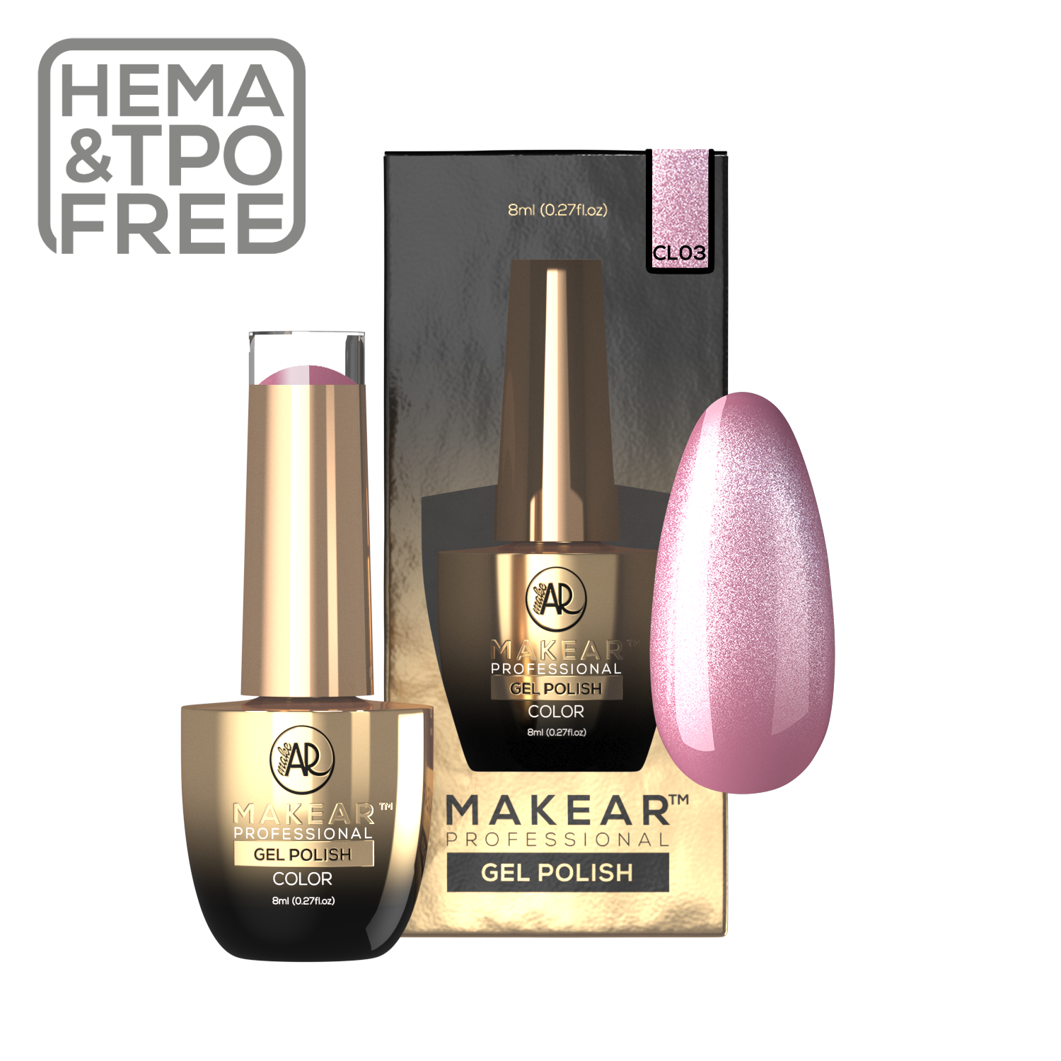 Gelpolish - CL03 MAKEAR-Gelpolish-MAKEAR-NR Kosmetik