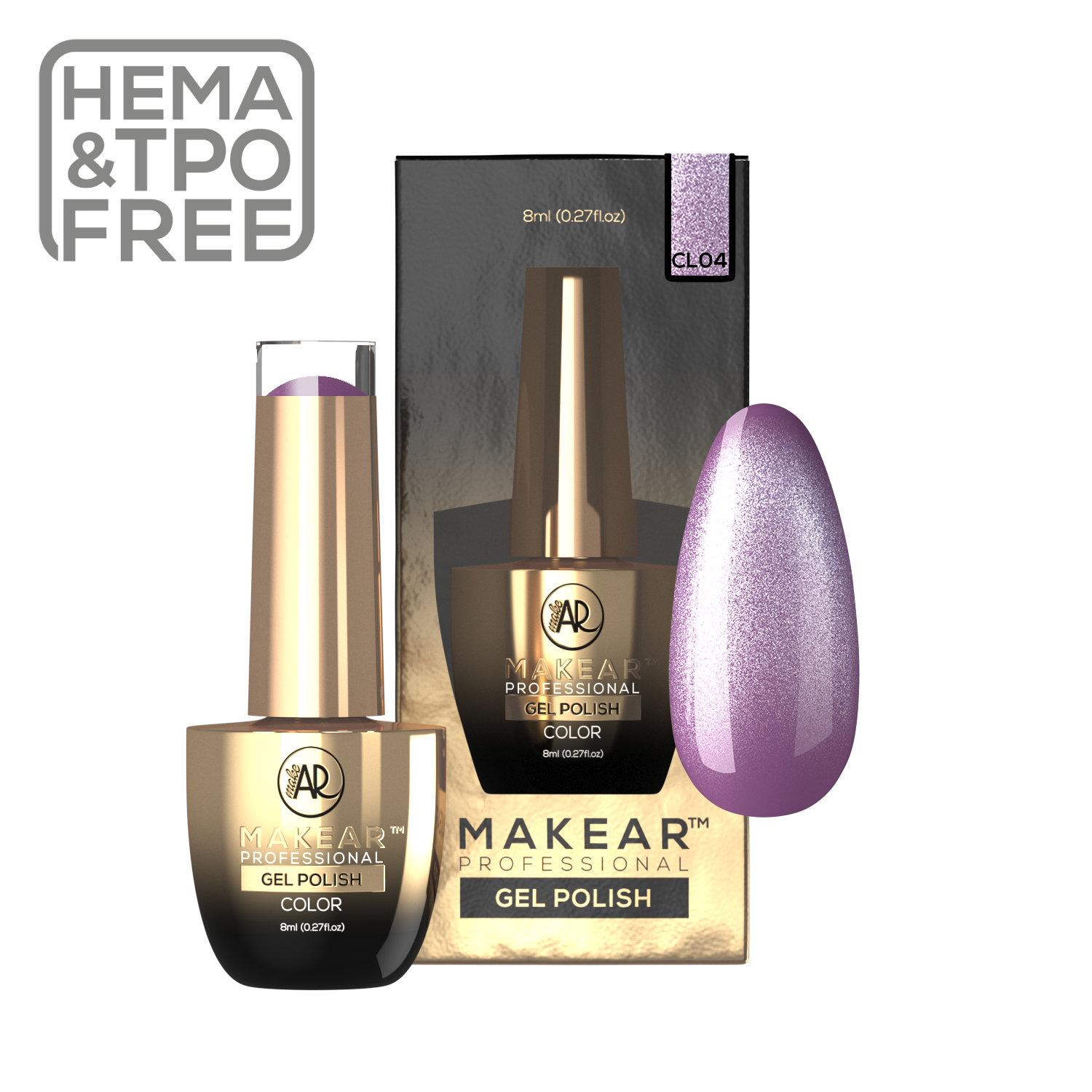 Gelpolish - CL04 MAKEAR-Gelpolish-MAKEAR-NR Kosmetik