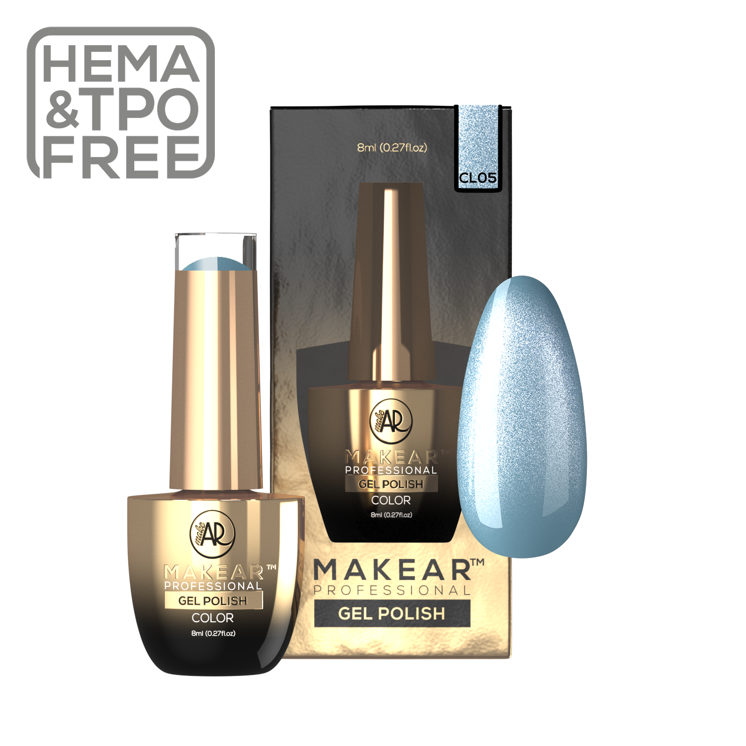 Gelpolish - CL05 MAKEAR-Gelpolish-MAKEAR-NR Kosmetik