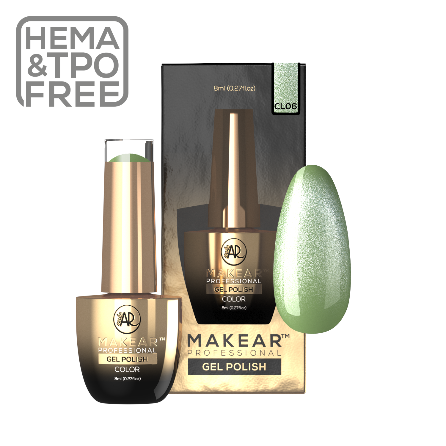 Gelpolish - CL06 MAKEAR-Gelpolish-MAKEAR-NR Kosmetik