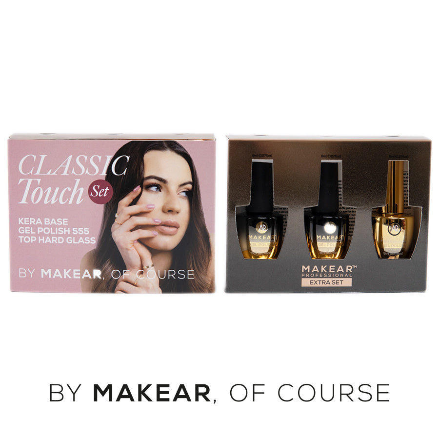 Gelpolish Sæt - CLASSIC TOUCH-Gelpolish-MAKEAR-NR Kosmetik