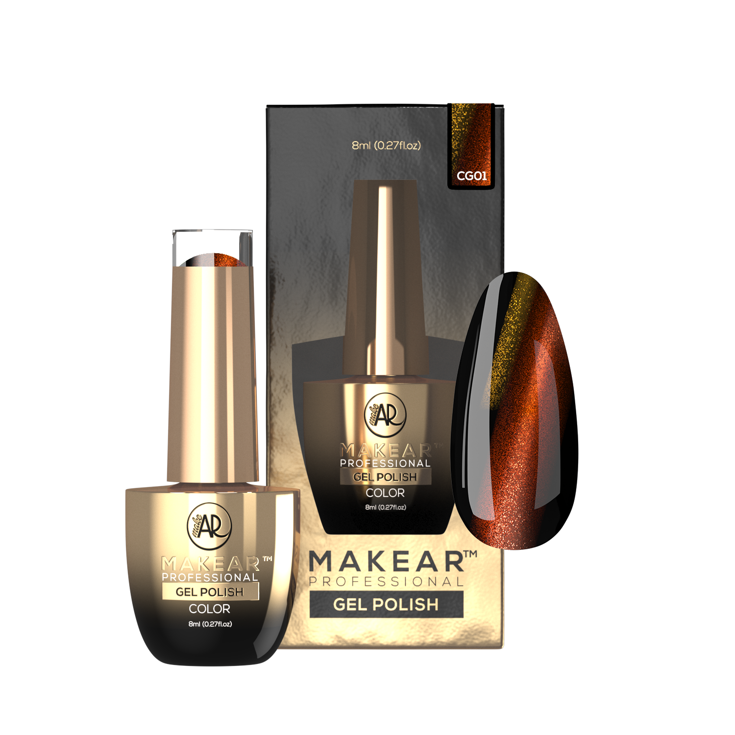 Gelpolish - GC01 MAKEAR-Gelpolish-MAKEAR-NR Kosmetik