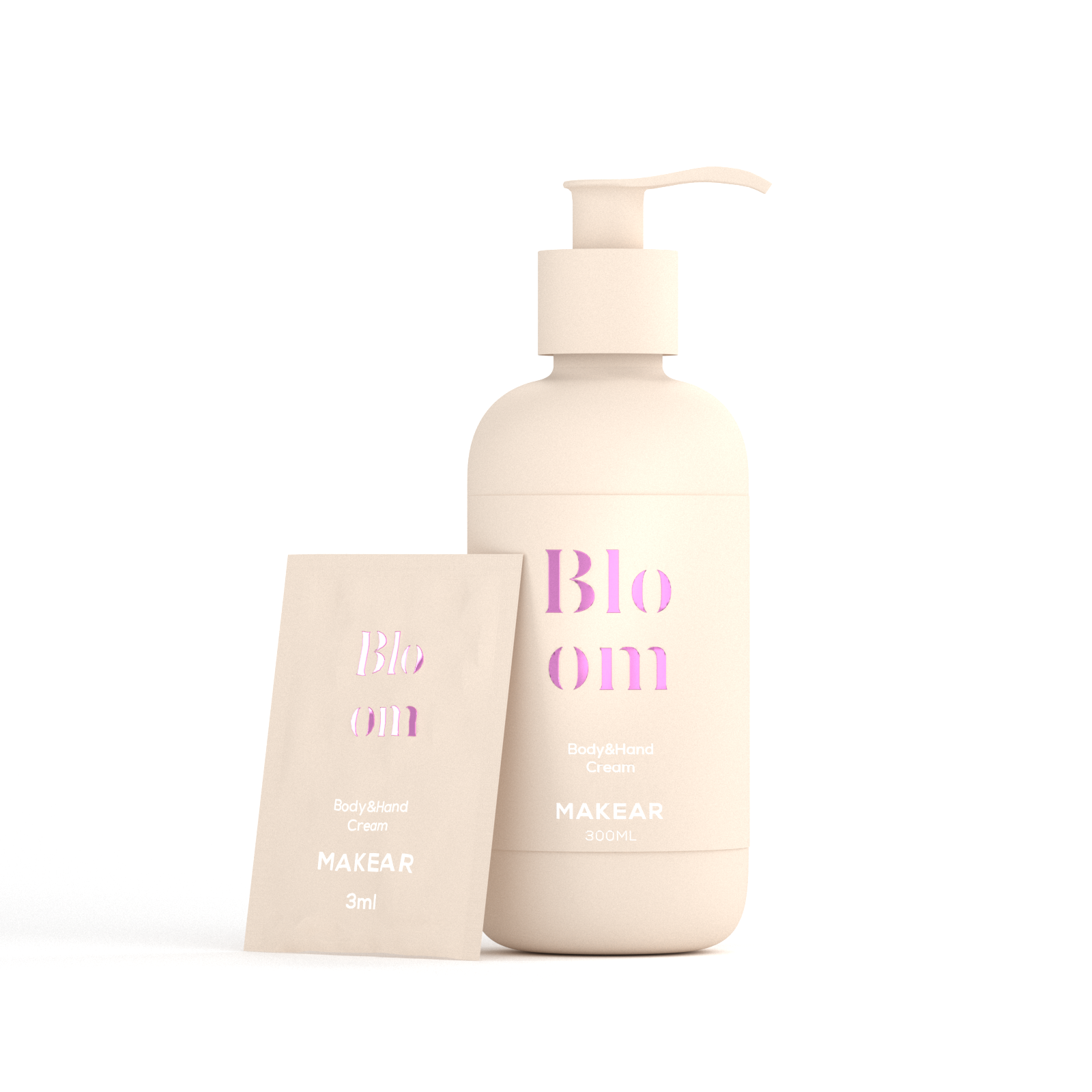 SAMPLE Hand & Body Lotion BLOOM - 3 ml-Håndcreme-MAKEAR-NR Kosmetik