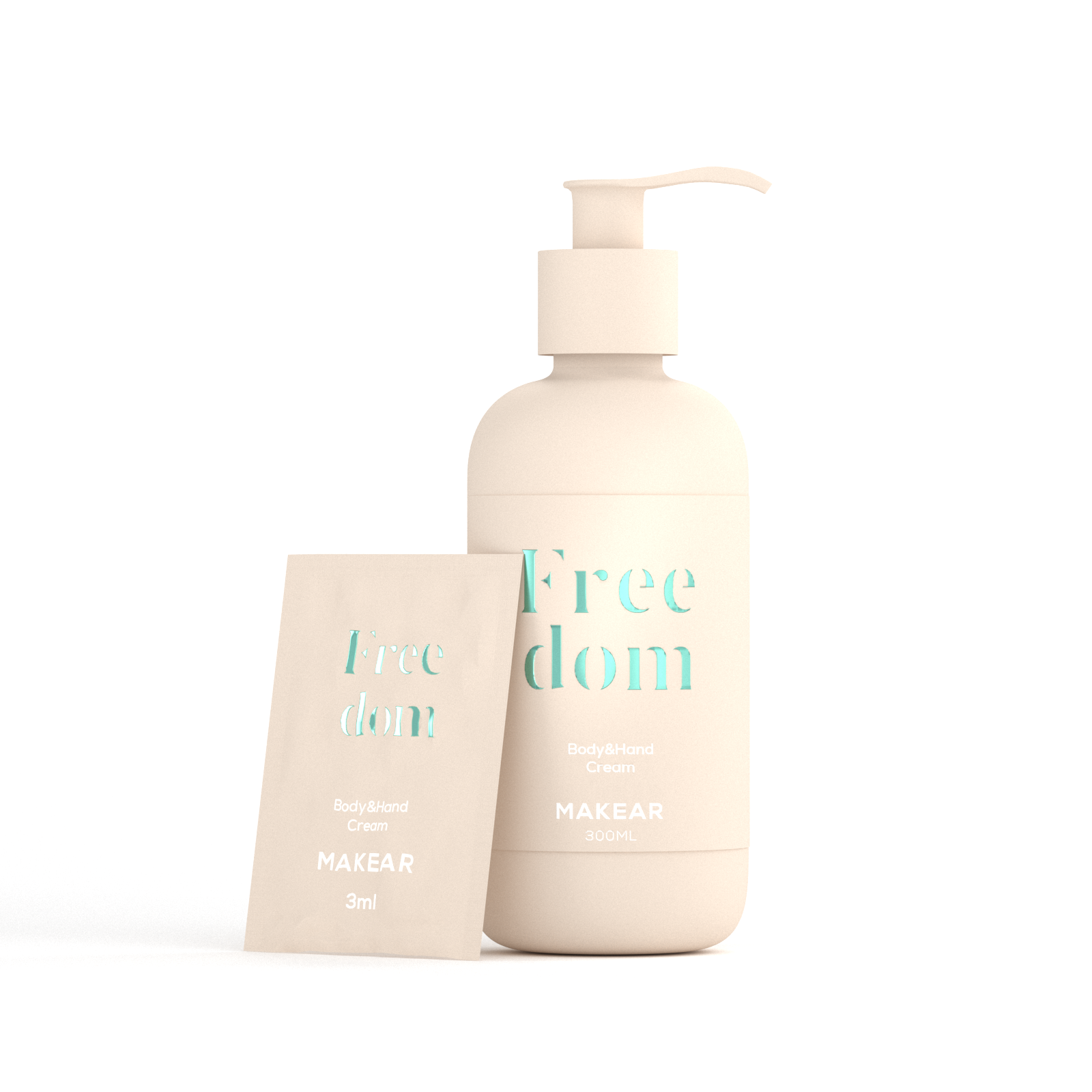 SAMPLE Hand & Body Lotion FREEDOM - 3 ml-Håndcreme-MAKEAR-NR Kosmetik