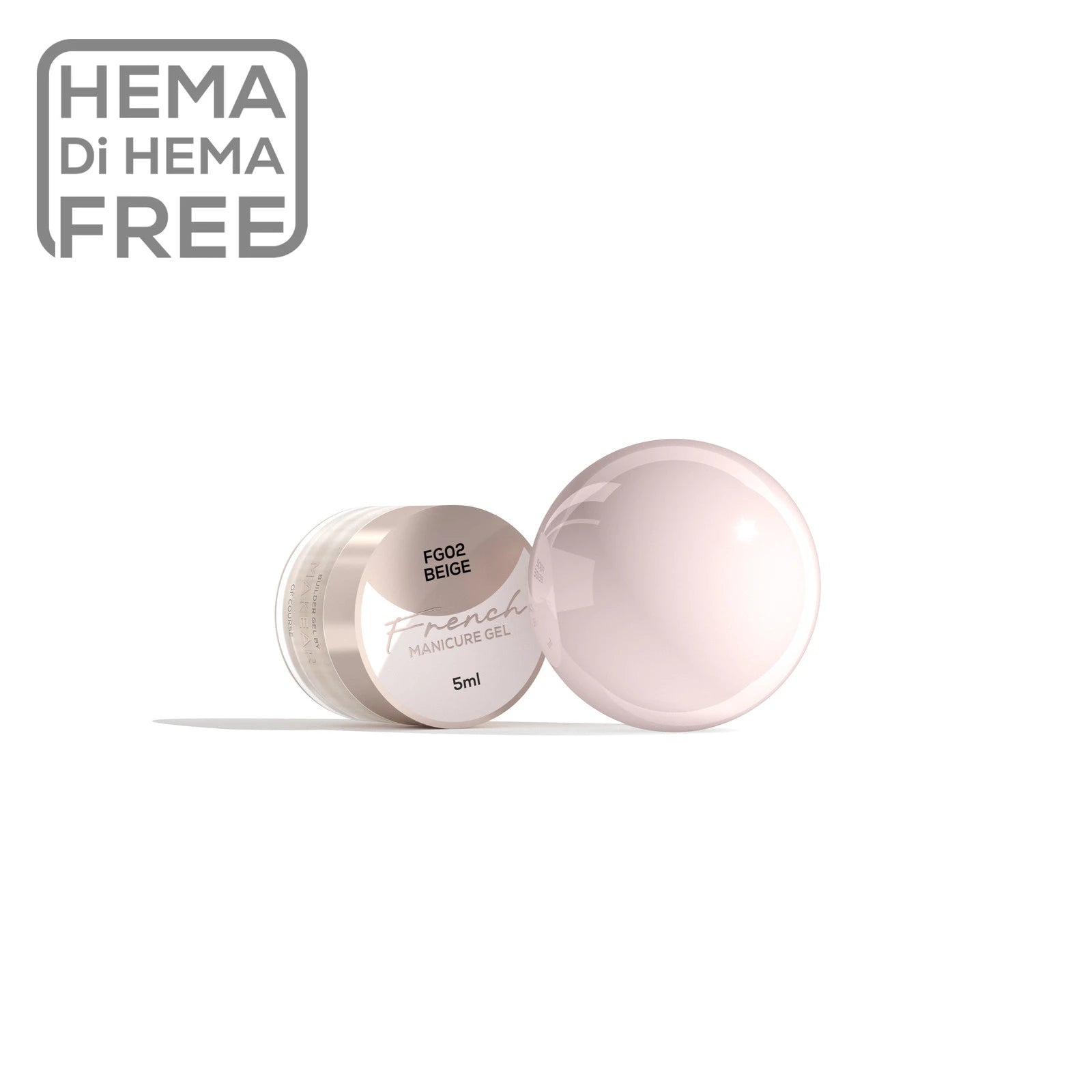 French Manicure Gel Beige FG02 - 5 ml-Gel-MAKEAR-NR Kosmetik