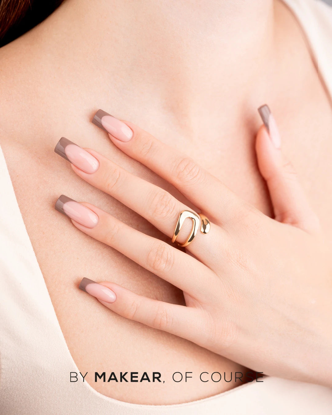French Manicure Gel Nougat FG09 - 5 ml-Nail Art-MAKEAR-NR Kosmetik