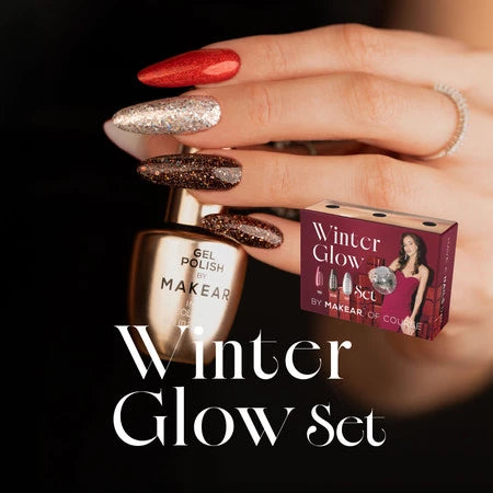 MAKEAR Winter Glow Sæt-Gelpolish-MAKEAR-NR Kosmetik