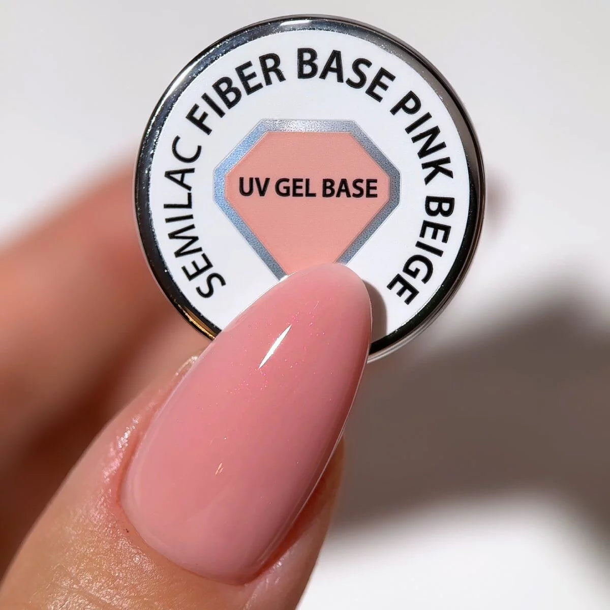 Fiber Base Pink Beige - 7 ml-UV Hybrid TOP/BASE-Semilac-NR Kosmetik