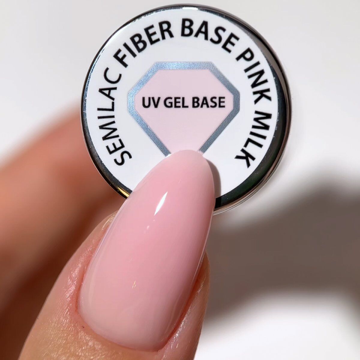 Fiber Base Pink Milk - 7 ml-Gelpolish Base-Semilac-NR Kosmetik