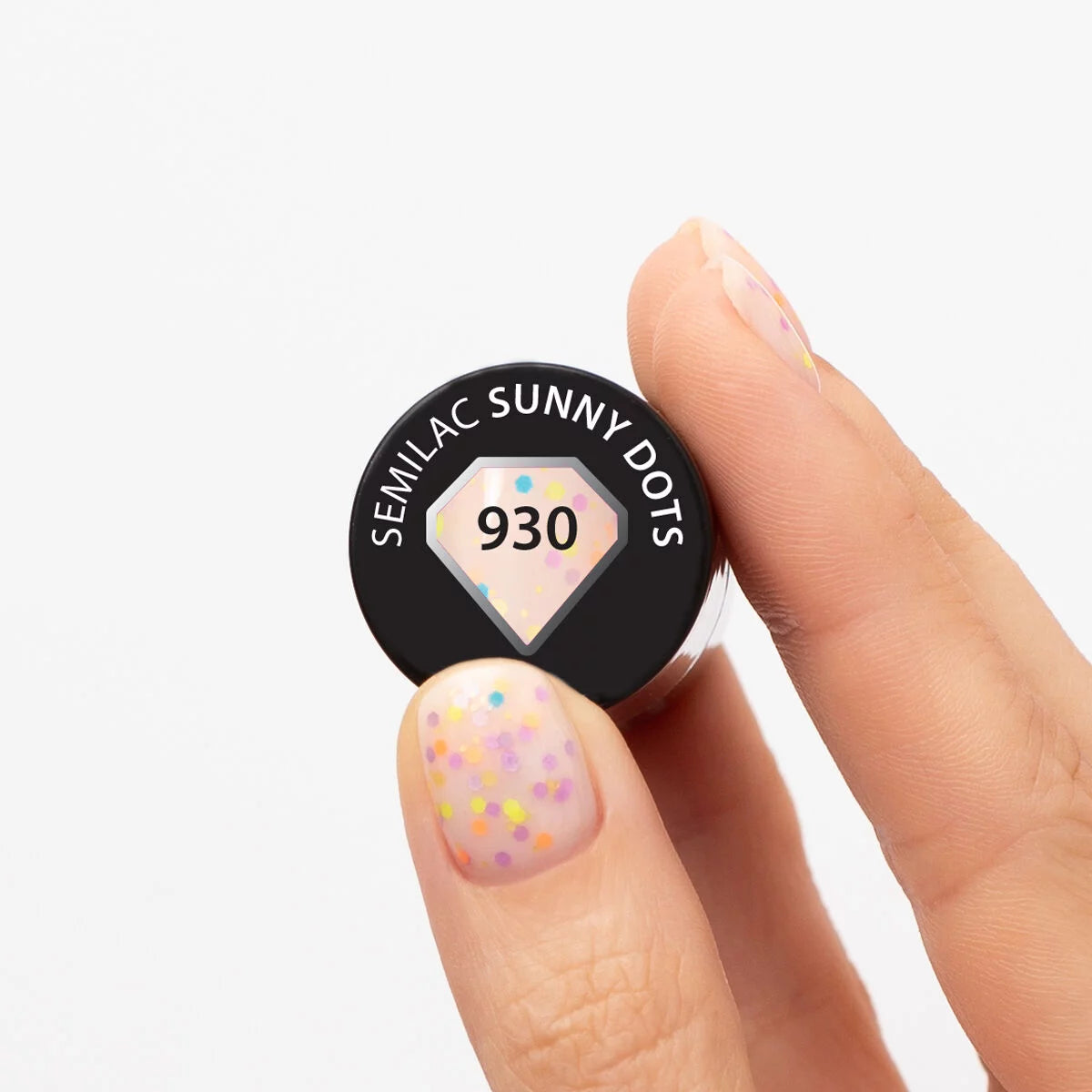 Gelpolish 930 Sunny Dots - 7 ml-UV Hybrid-Semilac-NR Kosmetik
