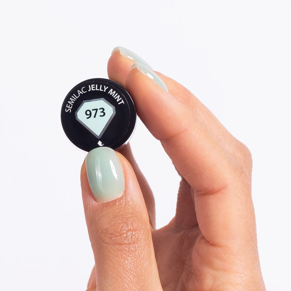 Gelpolish 973 Jelly Mint - 7 ml-Gelpolish-Semilac-NR Kosmetik