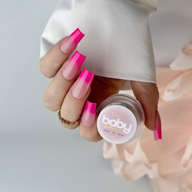 R03 Baby Boomer/Ombre Gel - Raspberry - 3 g-Nail Art-Clavier-NR Kosmetik