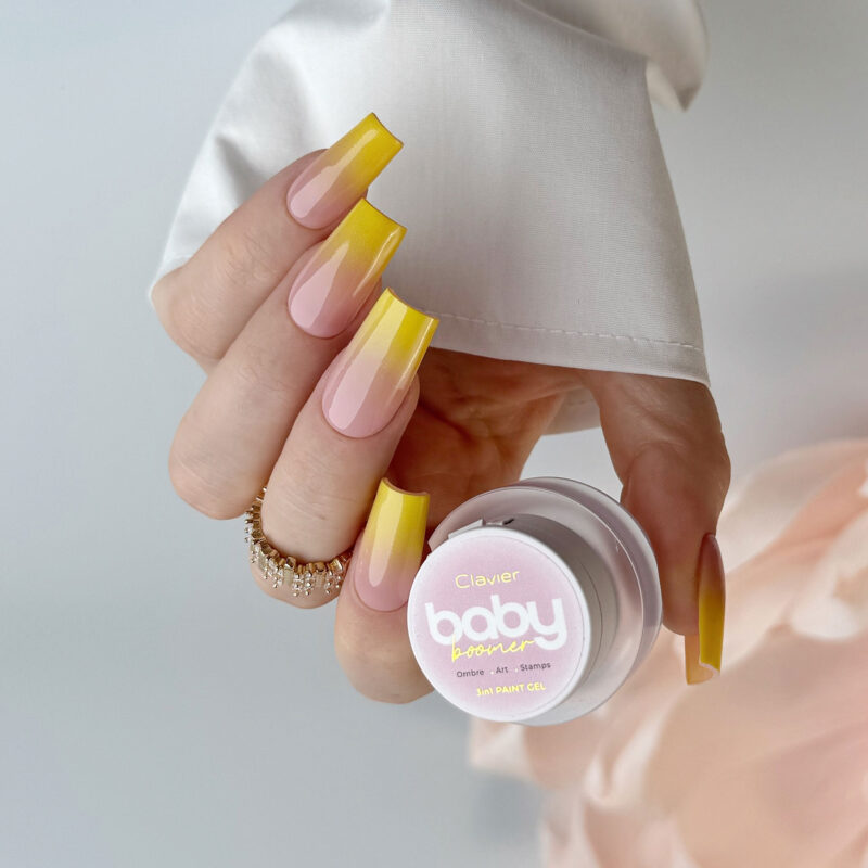 R06 Baby Boomer/Ombre Gel - Lemon - 3g-Nail Art-Clavier-NR Kosmetik