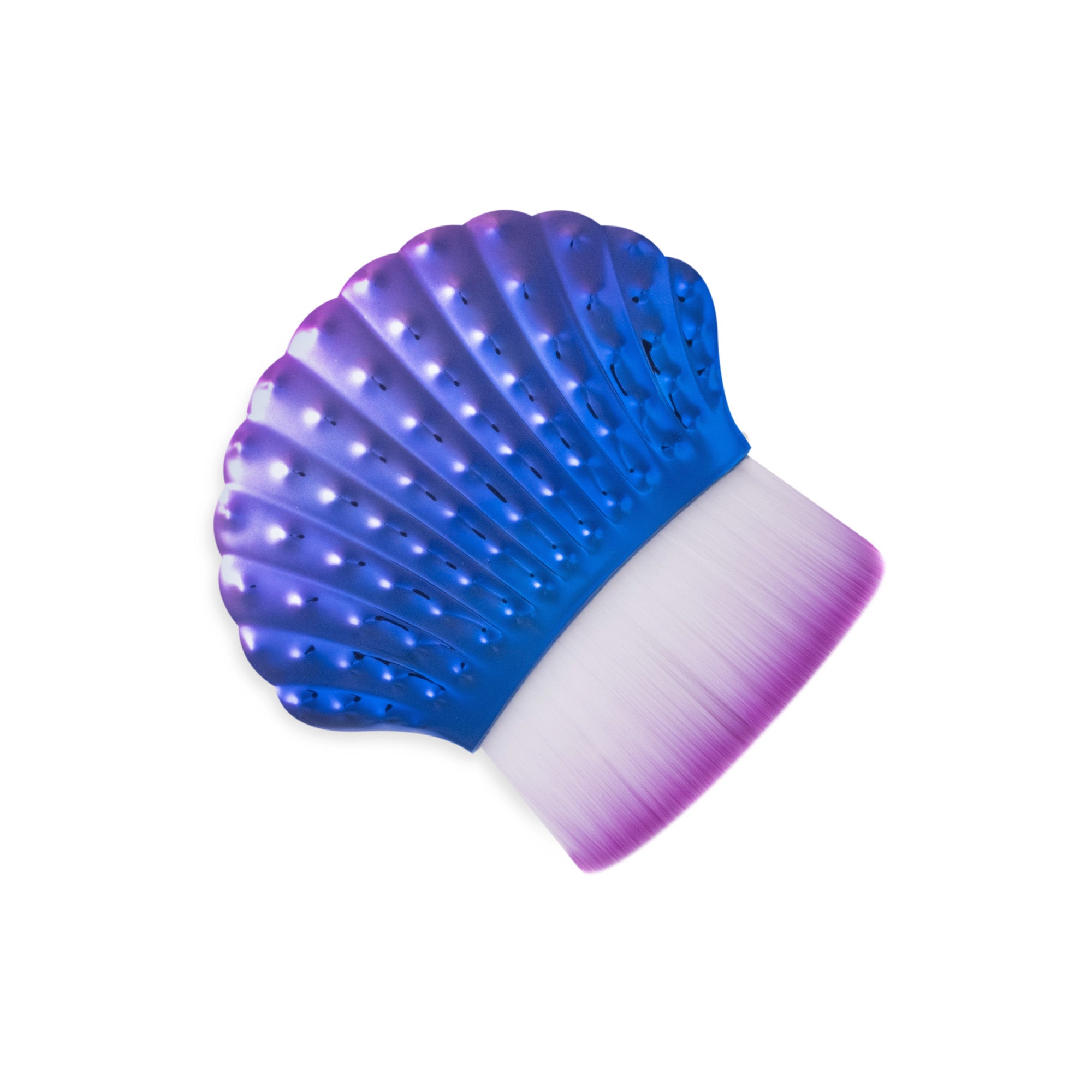Seashell Dust Brush - Blå-Accessories-ABA-NR Kosmetik