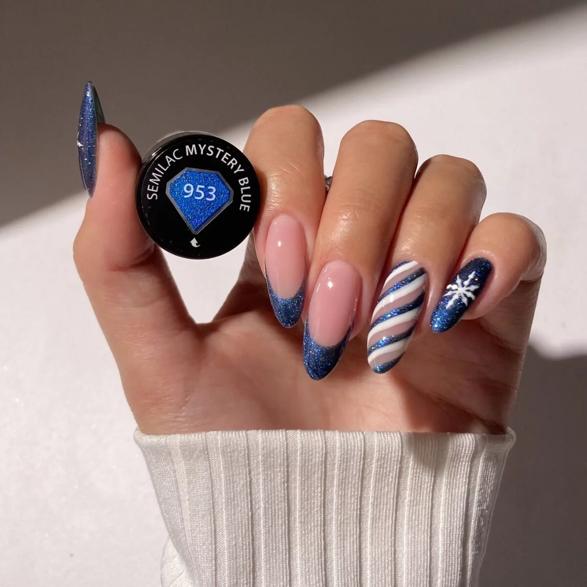 UV Hybrid 953 Mystery Blue 7 ml-UV Hybrid-Semilac-NR Kosmetik