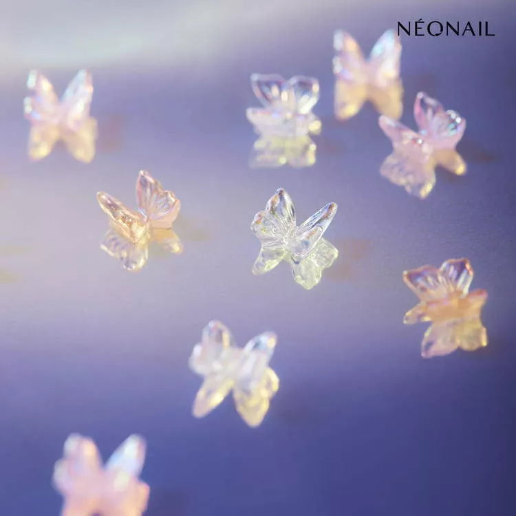 Nail Art Decoration - 3D Butterflies - 10 stk-Neglepynt-NeoNail-NR Kosmetik