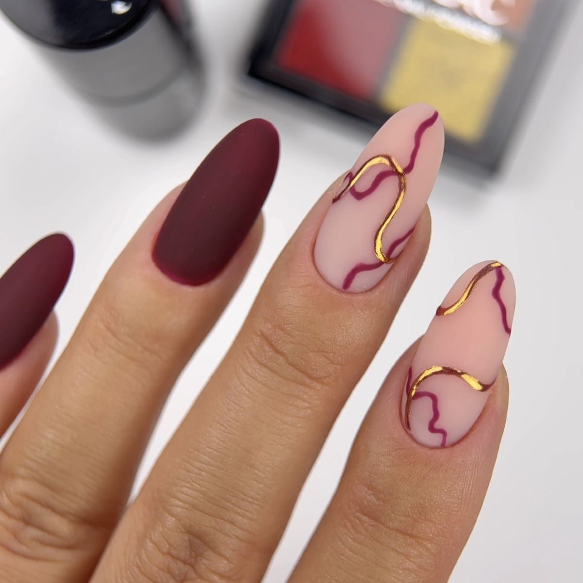 Pressed Nail Powder Chrome Palette 02-nail art pynt-Semilac-NR Kosmetik