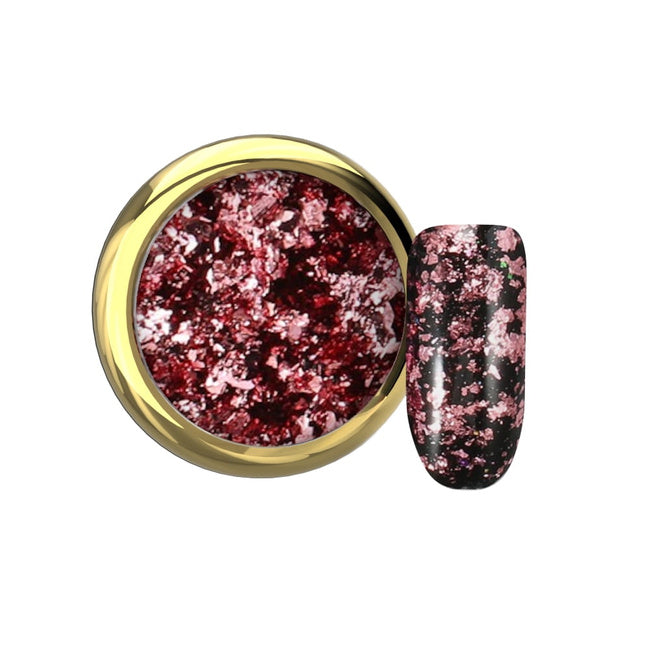 AluFlakes - RoseFever 181-Neglepynt-MAKEAR-NR Kosmetik