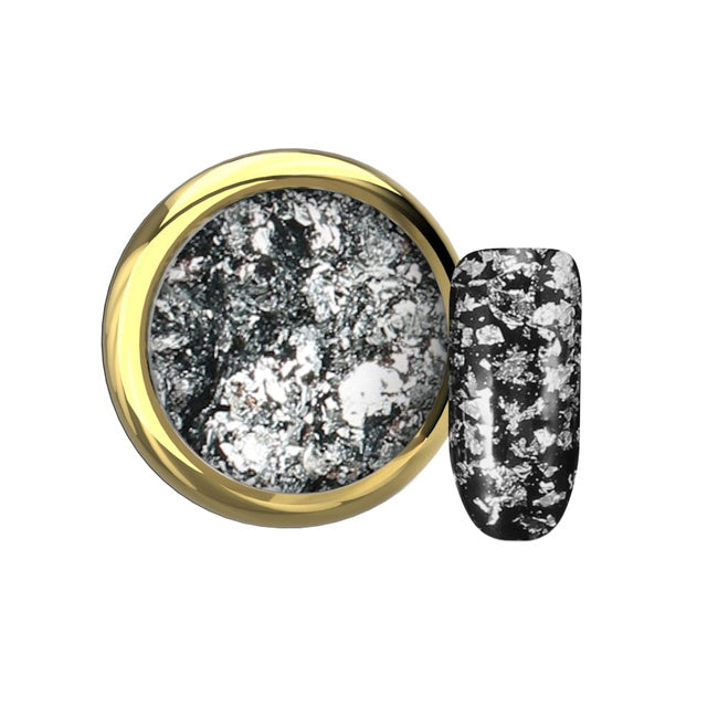 AluFlakes - SilverFever 180-Neglepynt-MAKEAR-NR Kosmetik