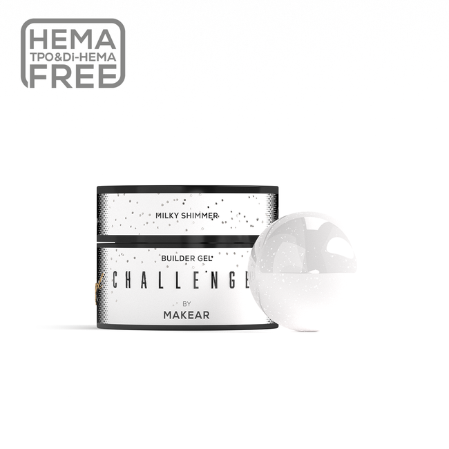 ChallenGel HG11 - Milky Shimmer-uv gel opbygning-MAKEAR-50 ml-NR Kosmetik