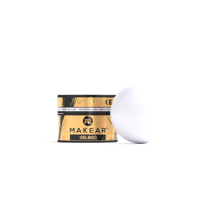 Gel & Go GG02 - Marshmallow-uv gel opbygning-MAKEAR-15 ml-NR Kosmetik