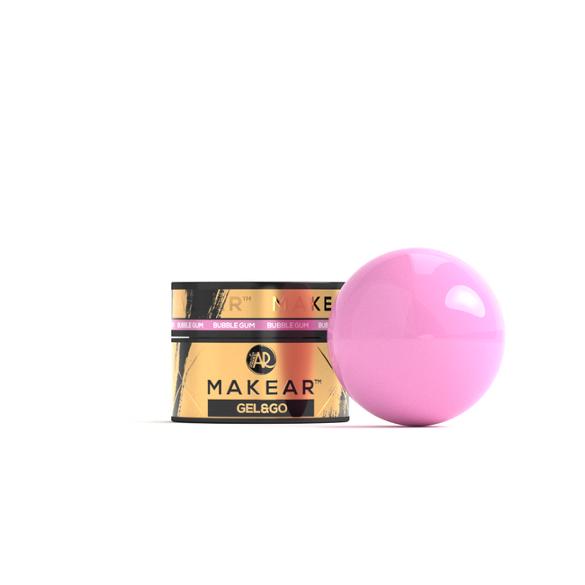 Gel & Go GG06 - Bubble Gum-uv gel opbygning-MAKEAR-15 ml-NR Kosmetik