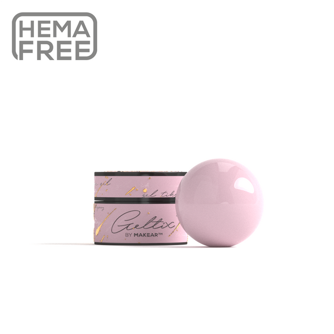 Geltix GT02 - Secret Pink-uv gel opbygning-MAKEAR-15 ml-NR Kosmetik
