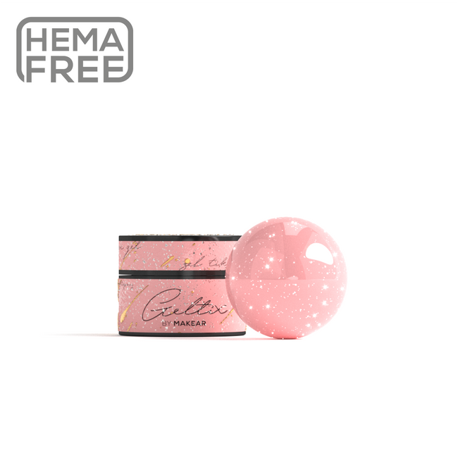 Geltix GT06 - Rose Shine-uv gel opbygning-MAKEAR-15 ml-NR Kosmetik