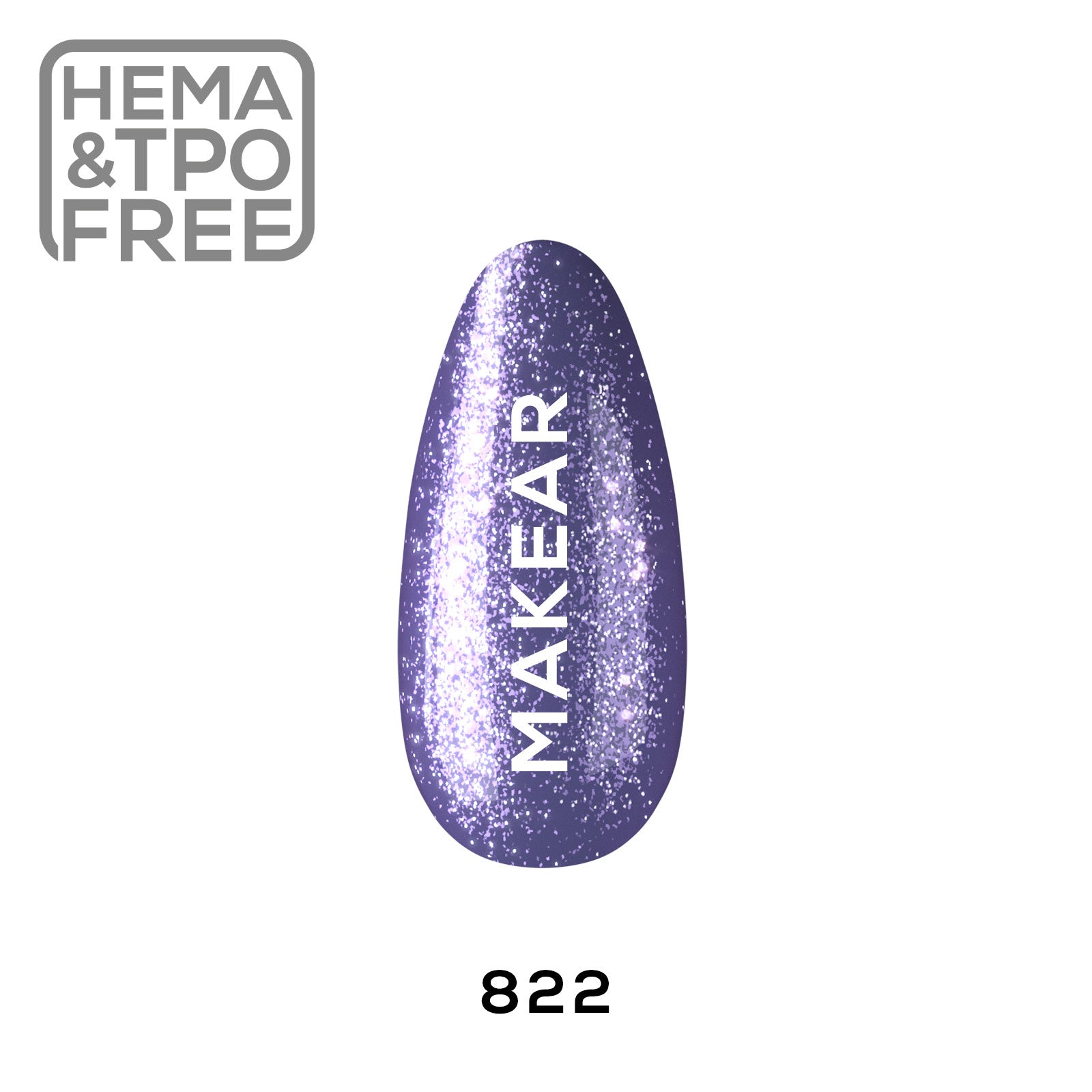 Gelpolish - 822 MAKEAR-Gelpolish-MAKEAR-NR Kosmetik