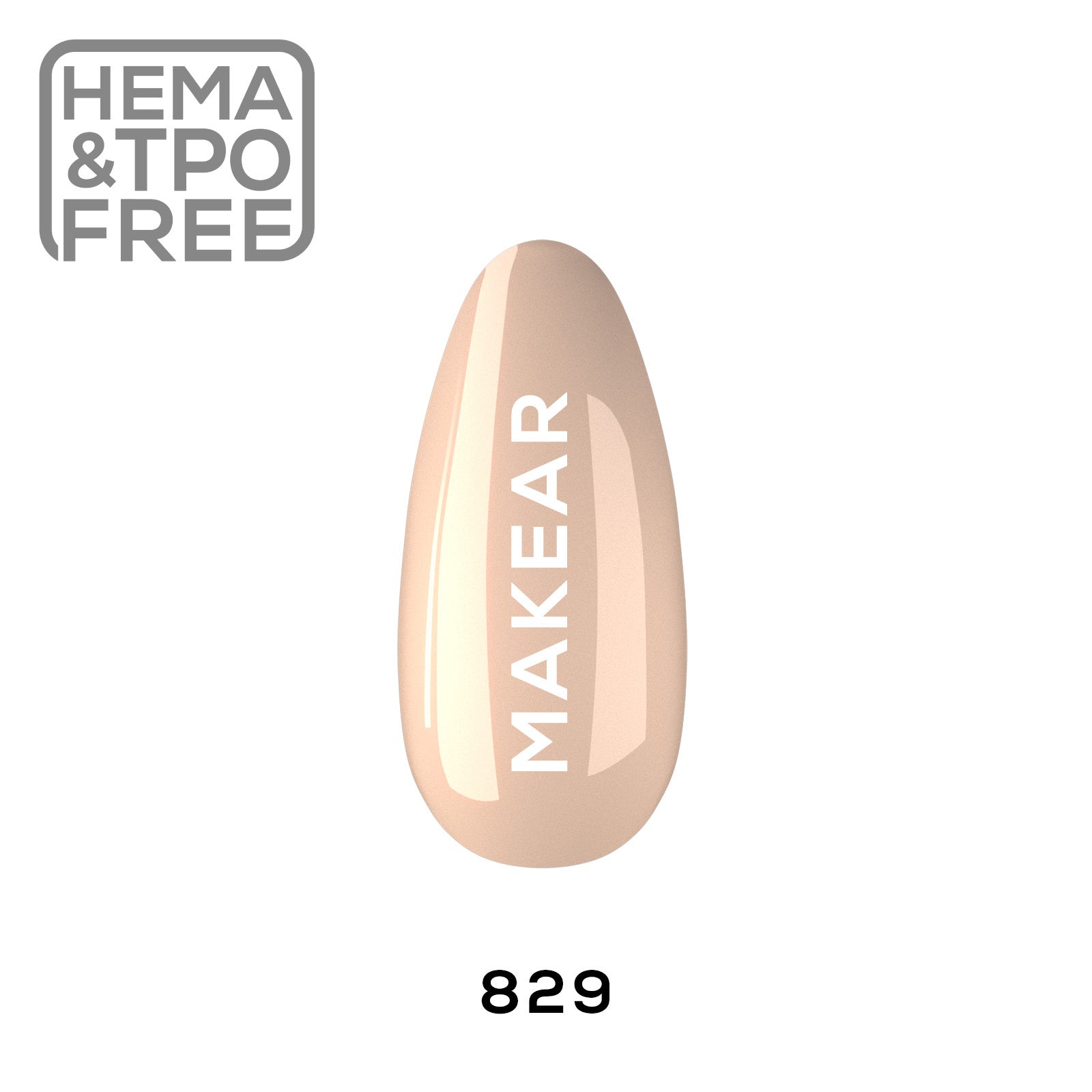 Gelpolish - 829 MAKEAR-Gelpolish-MAKEAR-NR Kosmetik