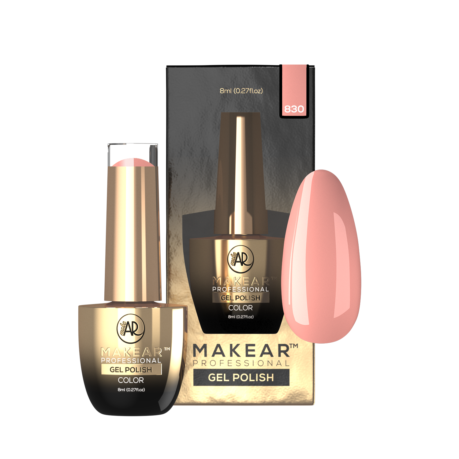 Gelpolish - 830 MAKEAR-Gelpolish-MAKEAR-NR Kosmetik