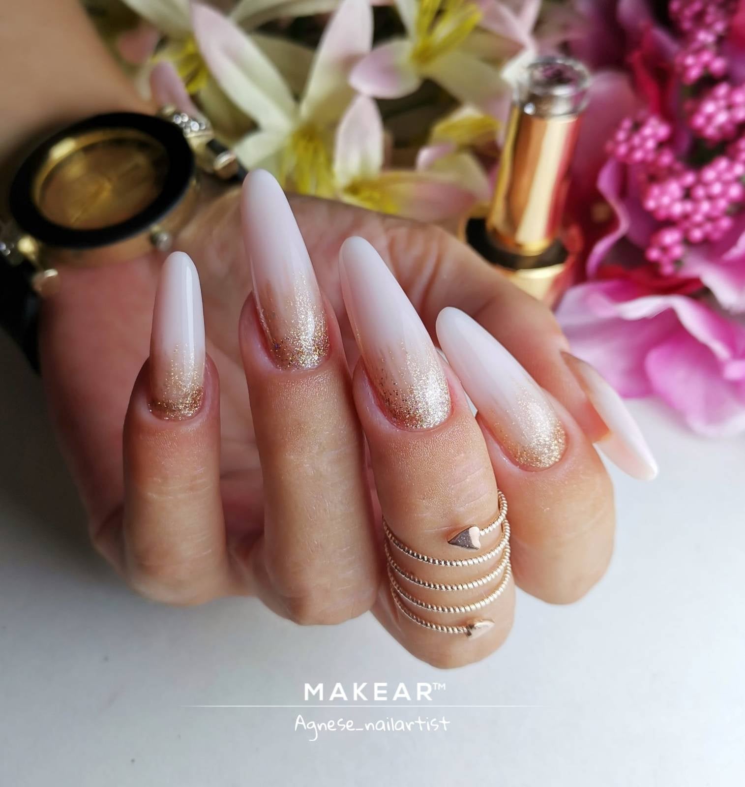 Builder Base Milky-Gelpolish Opbygning-MAKEAR-8 ml-NR Kosmetik