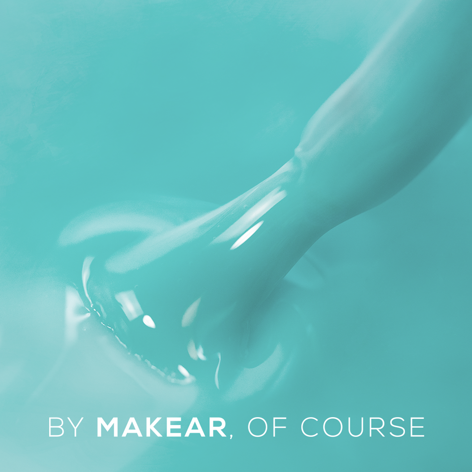 Rubber Base CRB03 - Turquoise - 8 ml-Gelpolish Base-MAKEAR-NR Kosmetik