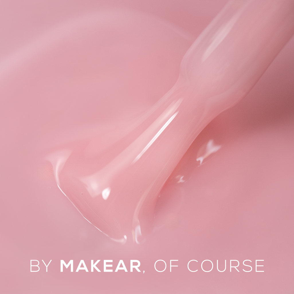 Rubber Base CRB06 - Peach - 8 ml-Gelpolish Base-MAKEAR-NR Kosmetik