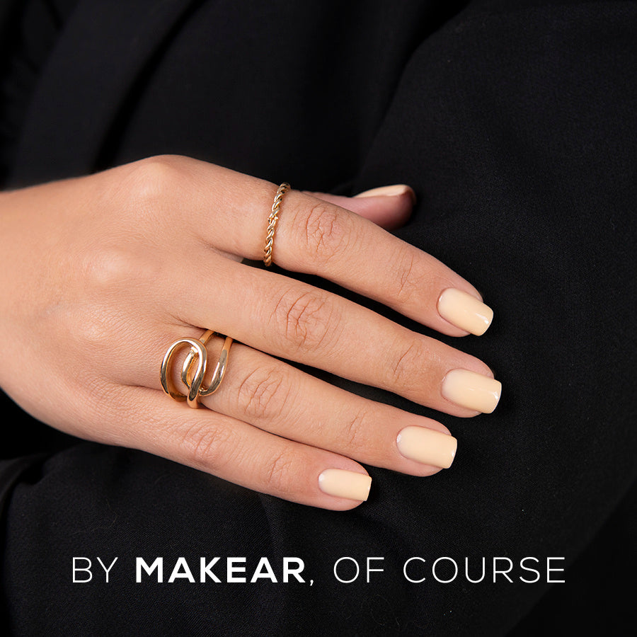 Rubber Base CRB19 - Nude Yellow - 8 ml-Gelpolish Base-MAKEAR-NR Kosmetik